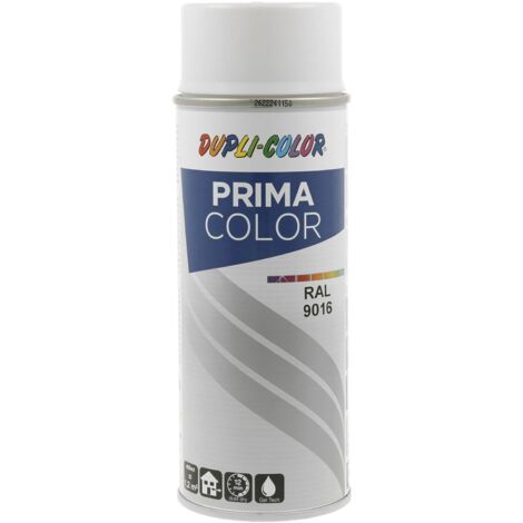 Dupli Color Prima Lackspray, Sprühlack 400ml, verkehrsweiß glänzend RAL 9016