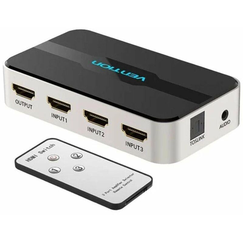 duplicateur hdmi vention afjh0/ 3xhdmi femelle - hdmi male / 1xaudio