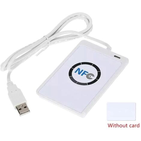 Duplicateur de lecteur de cartes d'accès RFID ACR122U 13,56 MHz pour cartes à puce (version crackée)