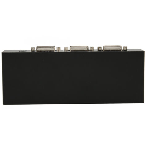 Duplicateur DVI 1 en 2 sorties, Répartiteur double écran 4K 30 bits, Alimentation large 100-240V, Compatible prise européenne