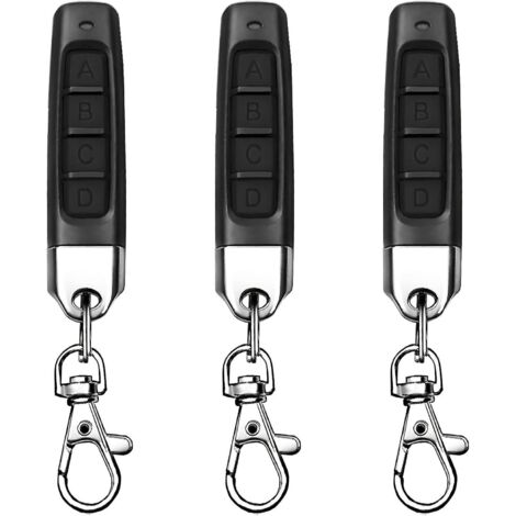 Duplicateur universel de télécommande sans fil pour porte de garage, ouvre-porte électrique, portail électrique, alarme de voiture, portes, volets roulants de maison et de magasin, coffre-fort