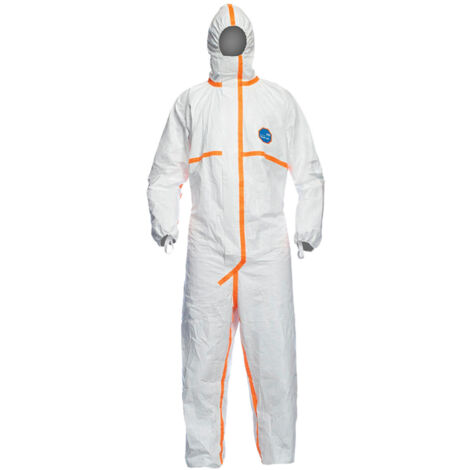 Dupont Schutzoverall Typ 3/4/5/6 Tyvek 800J, weiß, Unisex-Größe: 3XL
