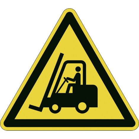 Durable 173404 - Segnaletica di Sicurezza Registrata Attenzione Passaggio Carrelli, 430 x 0.4 x 378 mm, Giallo