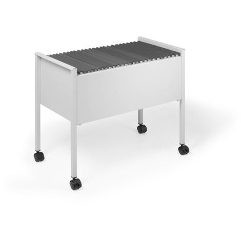 Durable 309510 Economy 80 A4, Carrello per Cartelle Sospese , Capacità 80 Cartelle, 655x592x368 mm, Grigio
