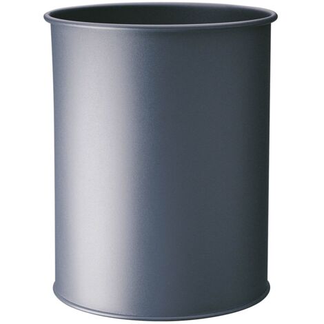 Durable 330158 cestino di metallo rotonda Anthrazit