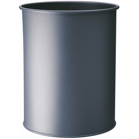 Durable 330158 cestino di metallo rotonda Anthrazit