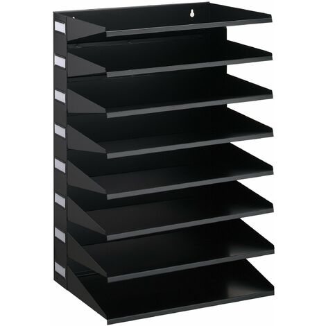 Durable 336101 - Schedario da ufficio con vaschette, colore: Nero