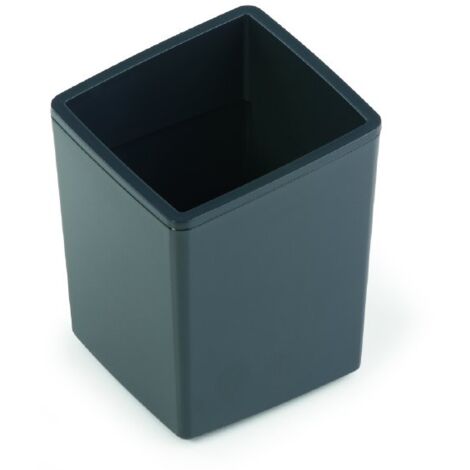 Durable 338858 Coffee Point Bin, Mini Cestino per Rifiuti, in Plastica, Lavabile in Lavastoviglie, 79x79x100 mm, Carbone