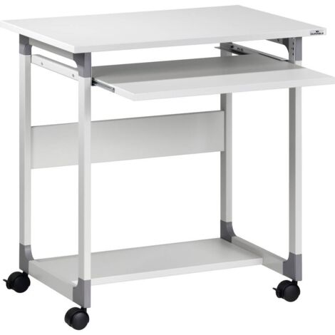 Durable 379610 Bureau d ordinateur gris ergonomique réglable