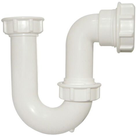 Durable 38mm P Trap Pipe - Polypropylene Plumbing Connector