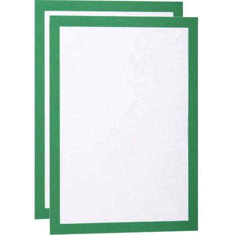Durable 4872-05 Duraframe A4 Cornice informativa autoadesiva DIN A4 Verde (L x A) 236 mm x 322 mm 1 pz.