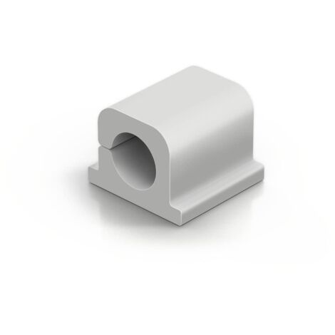 Durable 504210 - Cavoline Clip Pro 1, Clip Fermacavo Adesiva, Diametro 10 mm, 20 x 21 x 16 mm, Grigio
