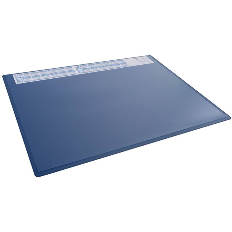 Durable - 722307 Sous-main calendrier 4 ans bleu foncé, transparent (l x h) 650 mm x 500 mm