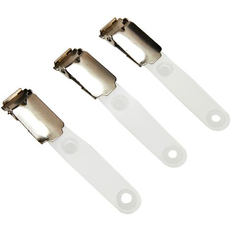 Durable 8103-26 Clip in Metallo, Confezione 25