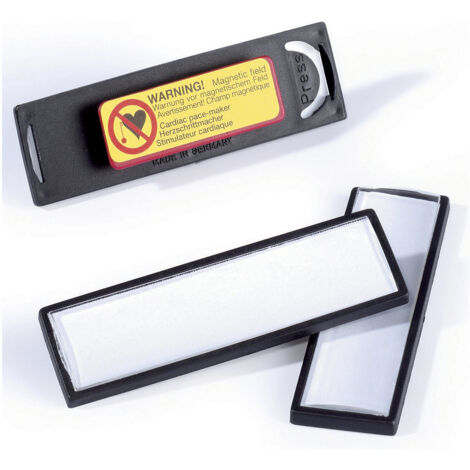 Durable 813201 Porte-badge CLIP CARD (l x H) 67 mm x 17 mm aimant 25 pc(s)