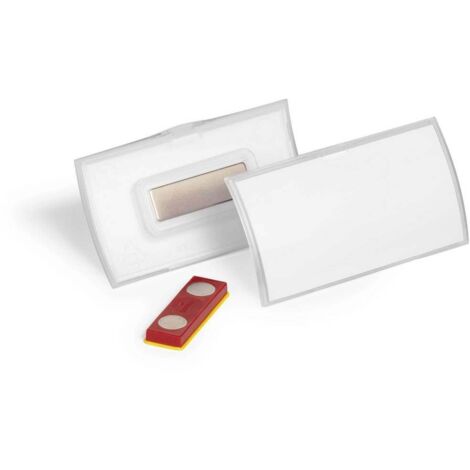 Durable 825919 Porte-badge CLICK FOLD (l x H) 75 mm x 40 mm aimant 10 pc(s)
