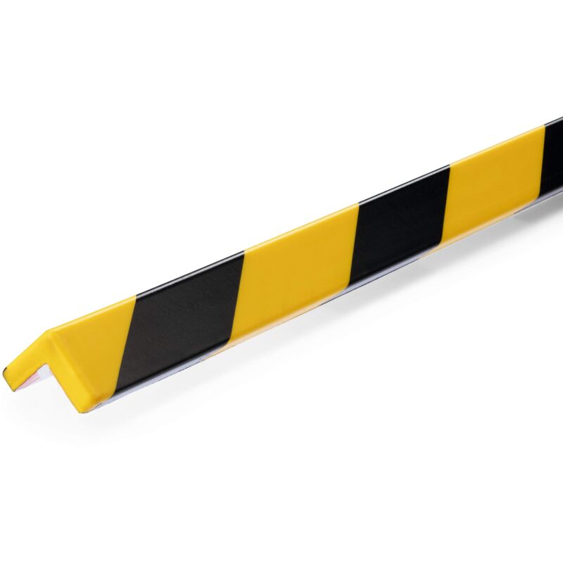 Durable - Adhesive Warning Corner Impact Protection Profiles C19 1 Metre