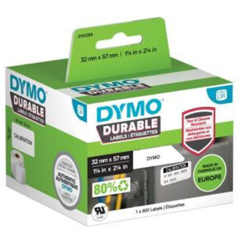 Durable Blanco Etiqueta para impresora autoadhesiva