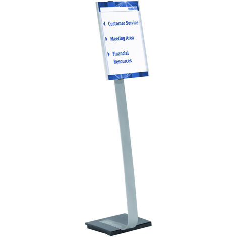 DURABLE Bodenständer INFO SIGN stand A3 481323 Aluminium