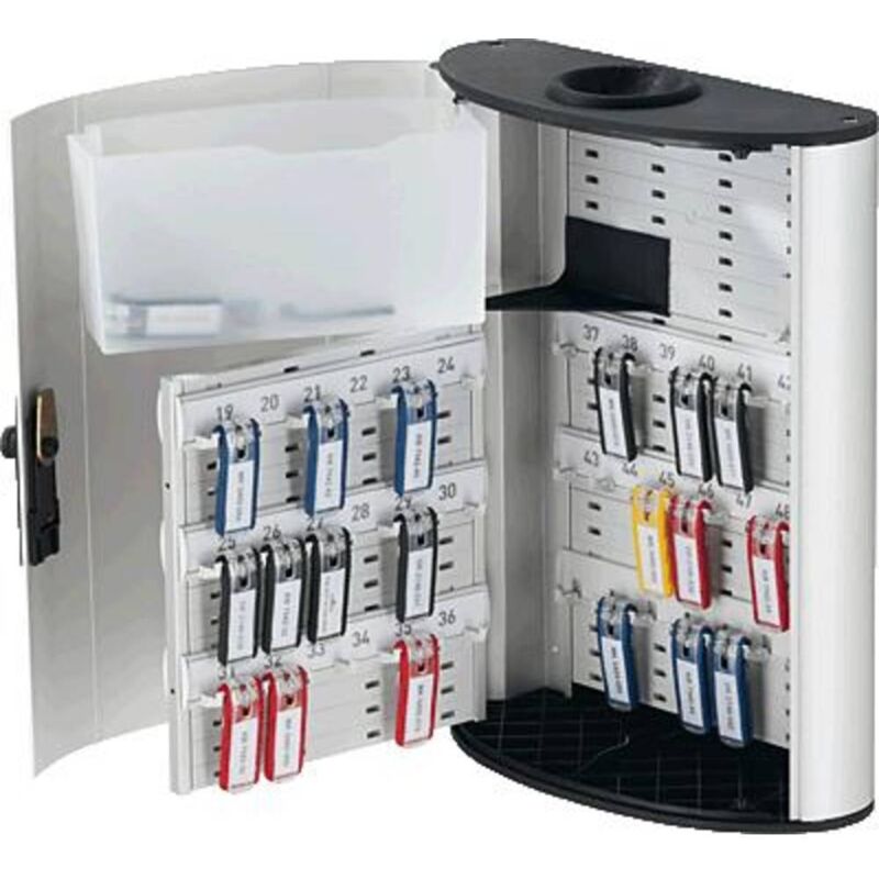 Durable - Boîte à clés key box plus 54 - 1968 196823 Nombre de crochets 54 argent (métallisé)