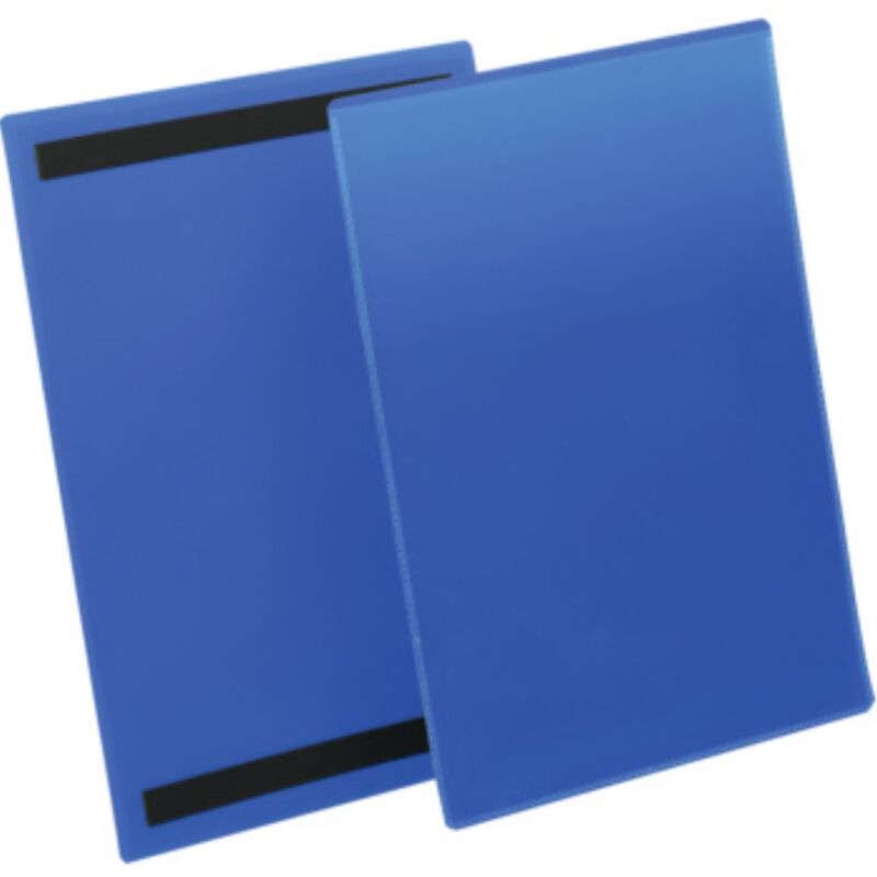 Etichettatura del segno A4 alto. magnetico. Blu