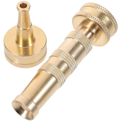 Durable Brass Nozzle For Garden Hose Heavy Duty Water Hose Sprayer With Adjustable Patterns 6 Pcs
