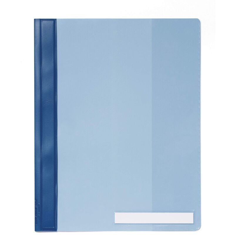 Durable Clear View Presentation Project Folder Report File 25 Pack A4+ Blue