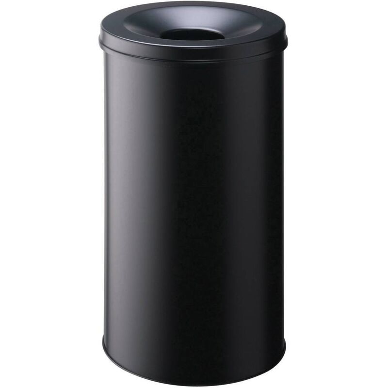Durable - Corbeille à papier 330701 60 l (ø x h) 375 mm x 662 mm acier noir 1 pc(s)