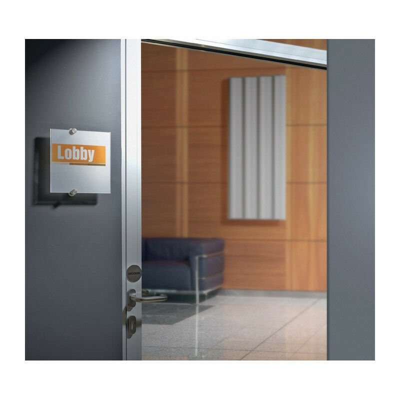 

Letrero de puerta / información W148xH105mm ventana de visualización acrílico acrílico DURABLE