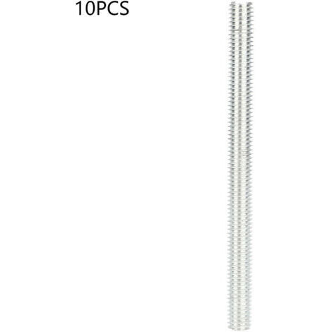 Durable dans une tige filetée M8, 10pcs M8 100 mm Bar de tige de filetage, pour le travail du bois 30/45