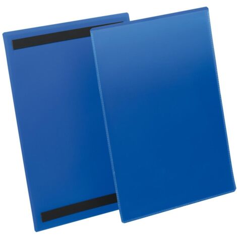 DURABLE Etikettentasche B210xH297 mm A4 hoch blau, magnetisch VE 50 Stück
