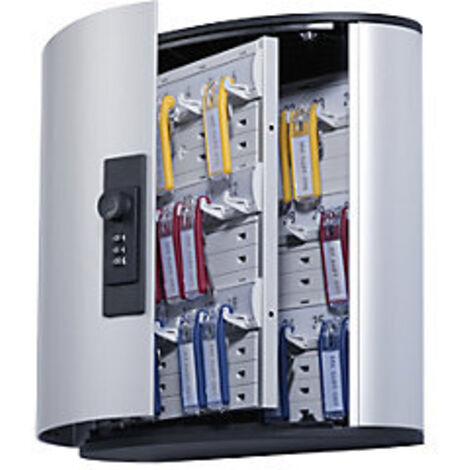 Durable Key Box Code 36 Caja de Llaves Segura Plata