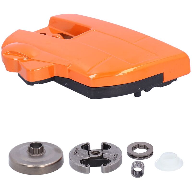 Ej.life - Durable Kit de Couvercle d'embrayage de Pignon de Chaîne Adapté pour Tronçonneuse 346xp
