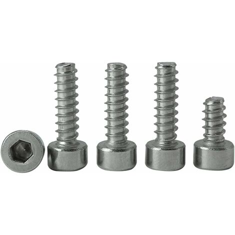 Durable Lot de 30 vis autotaraudeuses M4 en acier inoxydable à douille hexagonale ronde auto-taraudeuses boulons en tôle portables (taille : M5 x 20 mm)
