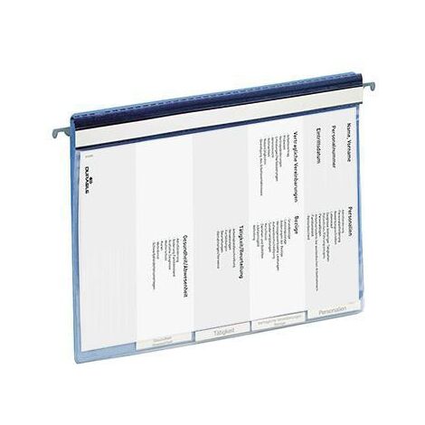 DURABLE Personalhefter DURABLE DIN A4 Kunststoff blau DURABLE DIN A4 Kunststoff blau