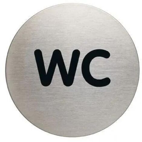 DURABLE Piktogramm PICTO 490723 WC metallic silber