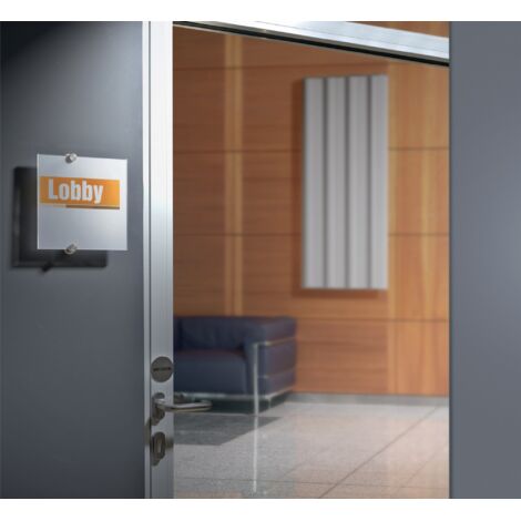 Durable Plaque de porte/d'information L105xH105mm - 482019