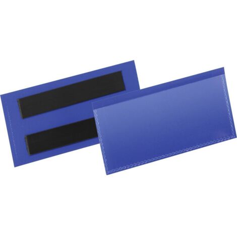 Durable Pochette pour étiquette aimantée 174107 bleu 100 mm x 38 mm 50 pc(s)