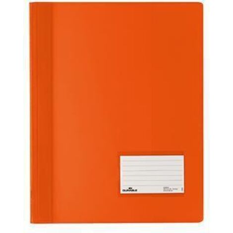 DURABLE Schnellhefter DURALUX 268009 DIN A4 Hartfolie orange