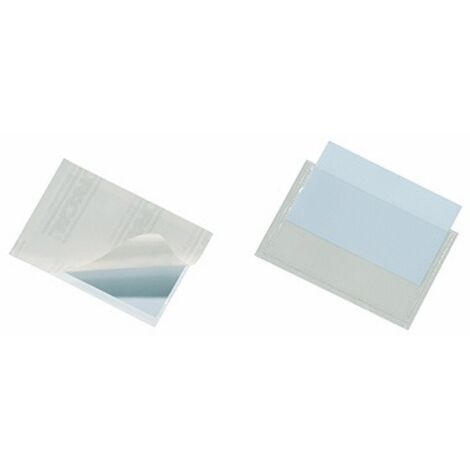 DURABLE Selbstklebetasche DURABLE POCKETFIX® 9,4 x 6,1 cm (B x H) Weichfolie transparent 10 St./Pack.