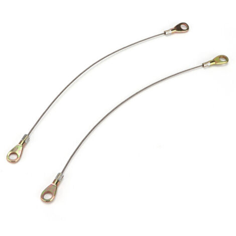 Durable Tailgate Cable Hook Replacement for Mule 3000 3020, 2pcs Tailgate Fire Compatible with AYP Fit for Lawn Tractor.