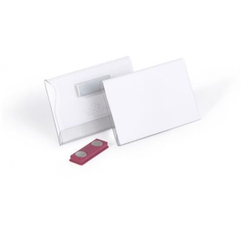 DURABLE Targhetta per nome con magnete in plastica dura alt x