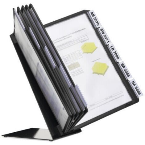 DURABLE TischSichttafelsys VarioTable10 Sichttafeln schwarz