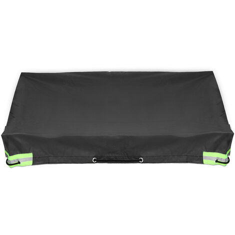 Durable Trailer Cover + Rubber Belt Waterproof 214x122cm Blue
