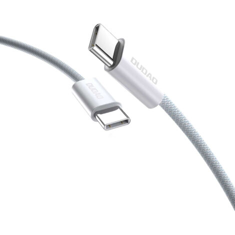 Durable UCB-C PD 60W Kohlefaser-Geflechtkabel 1m Hellblau