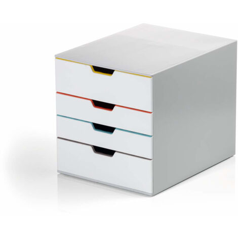 Durable VARICOLOR MIX 4 ensemble tiroirs gris plastique