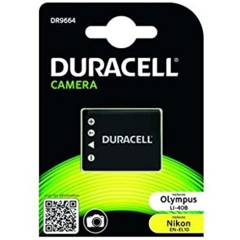Duracell - Batería - Li-Ion - 0,63 Ah - Negra - para Olympus C-25, C-540, C-560, C-570, X-825, X-830, X-865, X-905 µ[MJU 720 CAMEDIA D-630
