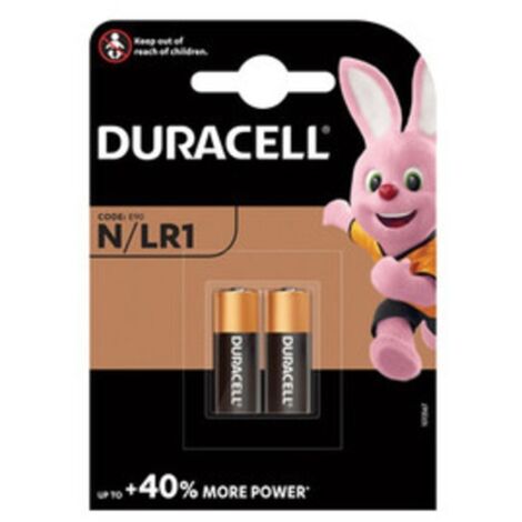 DURACELL BATT ALCALINA 1,5V 2 PZ N/LR1