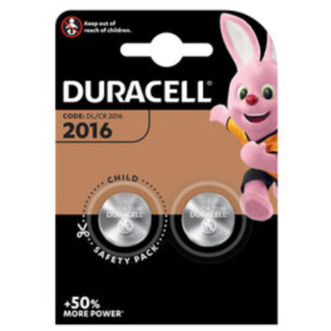 DURACELL BATTERIA A BOTTONE CR2016 BL 10 confezioni