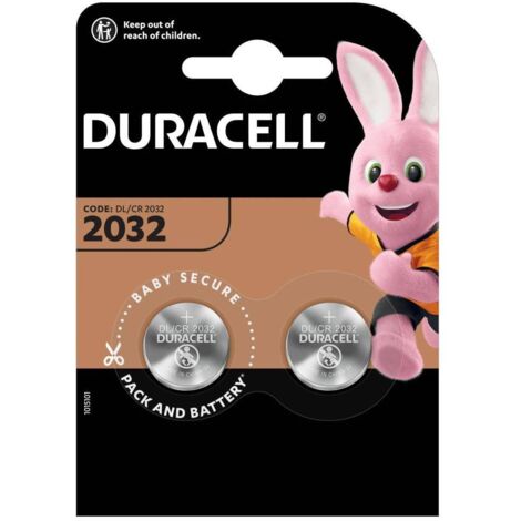 Duracell batteria a bottone cr2032 blister 2 pezzi